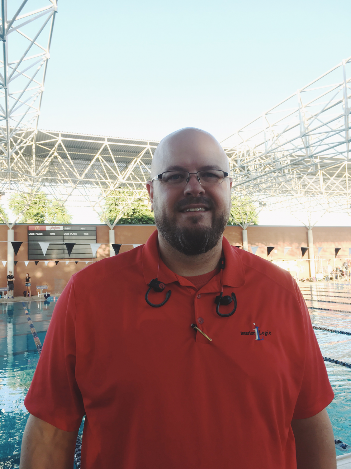 Coach Jason Bourland after a great practice. He looks forward
to the rest of the season and is super proud of everyone's
progress so far. Photo Jordan Argano