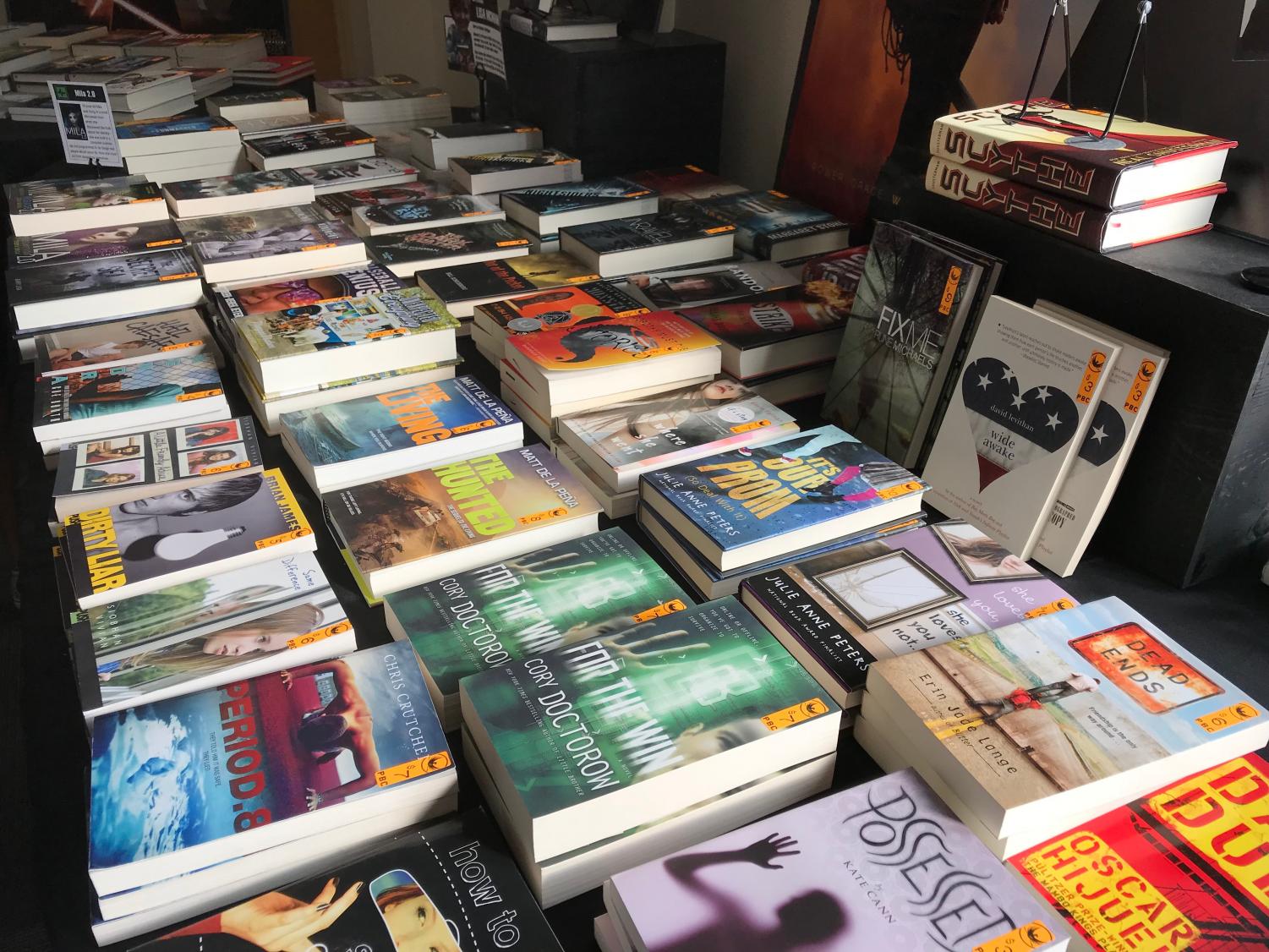 Numerous books from various genres at discounted prices fill Verrado’s first book fair that will run through Tuesday January 23 to Thursday January 25. The library put together the book fair to inspire students to read by encouraging students to find the right book. Photo credit to Krysyan Edler.