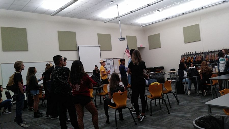 Sep 13: StuGo assembles the day before the Homecoming Pep Rally that they planned.