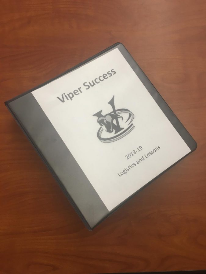 A copy of VHSs lessons and logistics for the Viper Success program, which now includes a structured study hall.