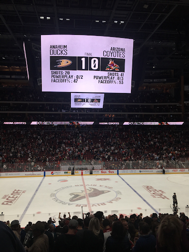 New video screen at the Gila River Arena.