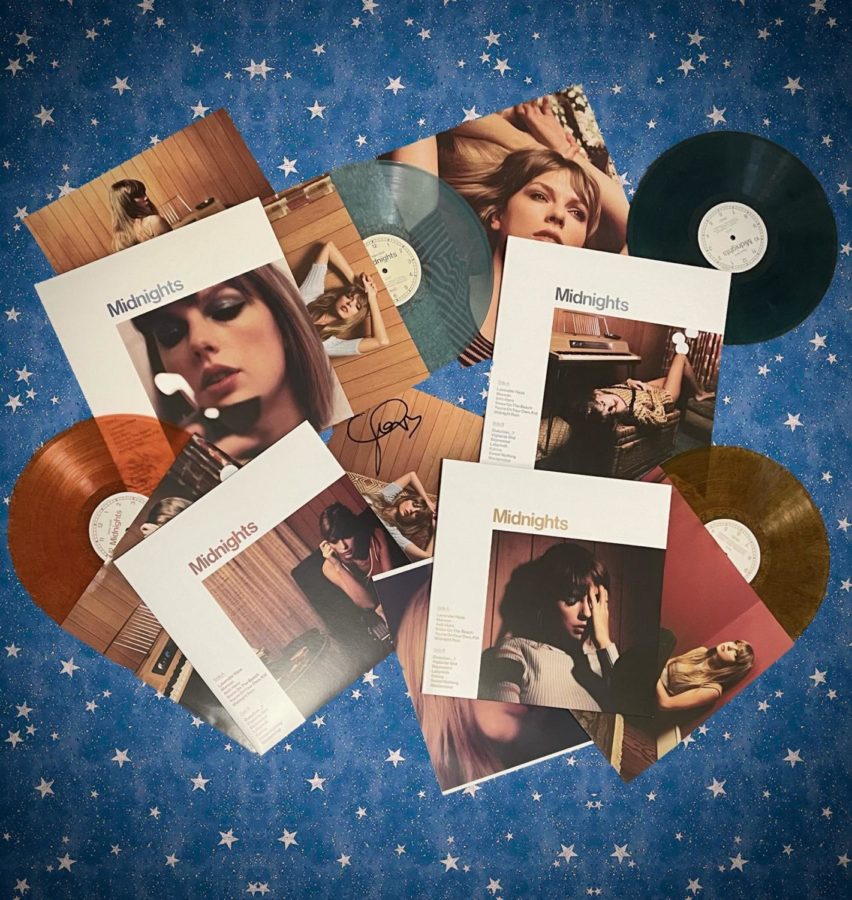 Logan created a collage of Taylor Swift covers for his article.
