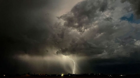 Lightning around the Valley of Sun signals another round of monsoon storms. 