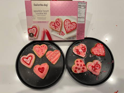 Target sells an awesome and easy cooking decorating kit for Valentines day. 