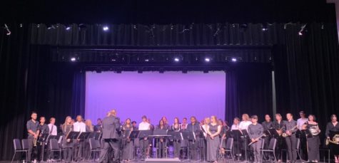 District Honor Band at a recent performance included several Verrado musicians. 