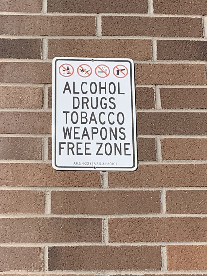 Verrado High school is an alcohol, drug, tobacco, and weapons free school.
