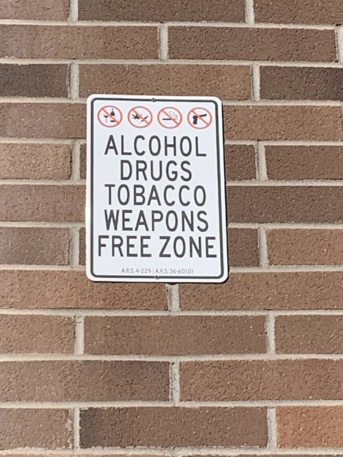 Verrado High school is an alcohol, drug, tobacco, and weapons free school.