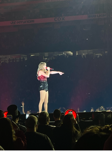 Taylor Swift performed "I Knew You Were Trouble" during the Red portion of the Eras Tour on March 17.