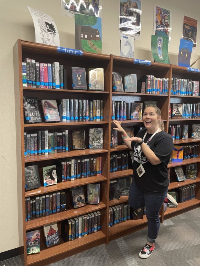 Mrs. Warren has been an amazing source for students finding the best reads in the library. 