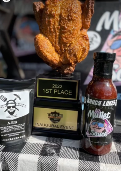 Saucy Lukes won first place in a recent barbeque competition in Arizona. Courtesy of Orlando Ramos used with permission. 