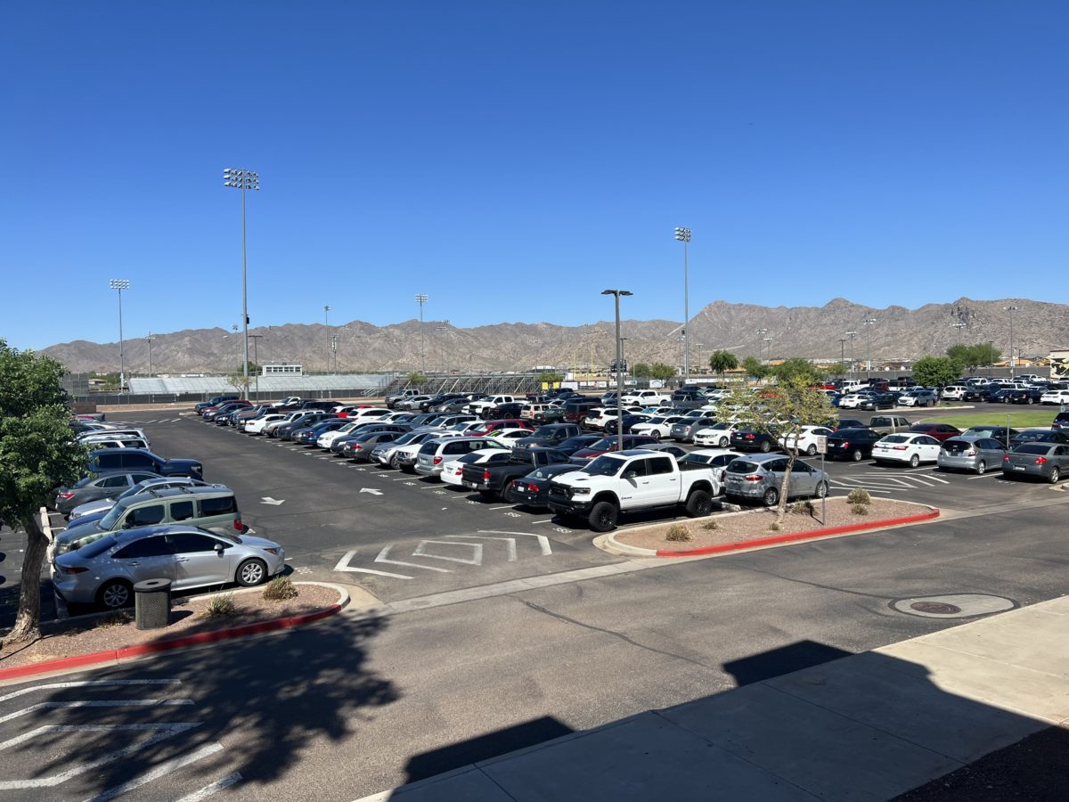 This is an example of how many cars are in the parking lot.