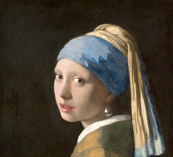 Girl with a Pearl Earring, painted by a Dutch painter named Johannes Vermeer in 1665.