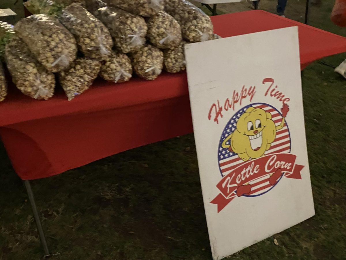 There was kettle corn available for purchase during the jolly festivities! 