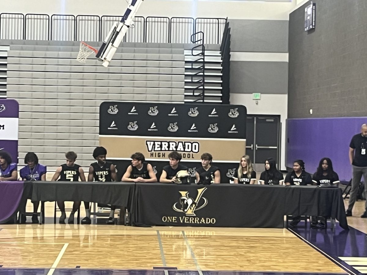 The athletes representing Verrado during the Football Media Day!