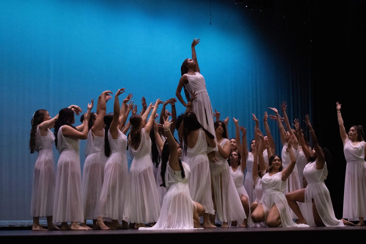 Dancers from the Verrado Winter Dance recital "BOOM!" strike a dramatic pose. Photo courtesy of Lenny Padilla