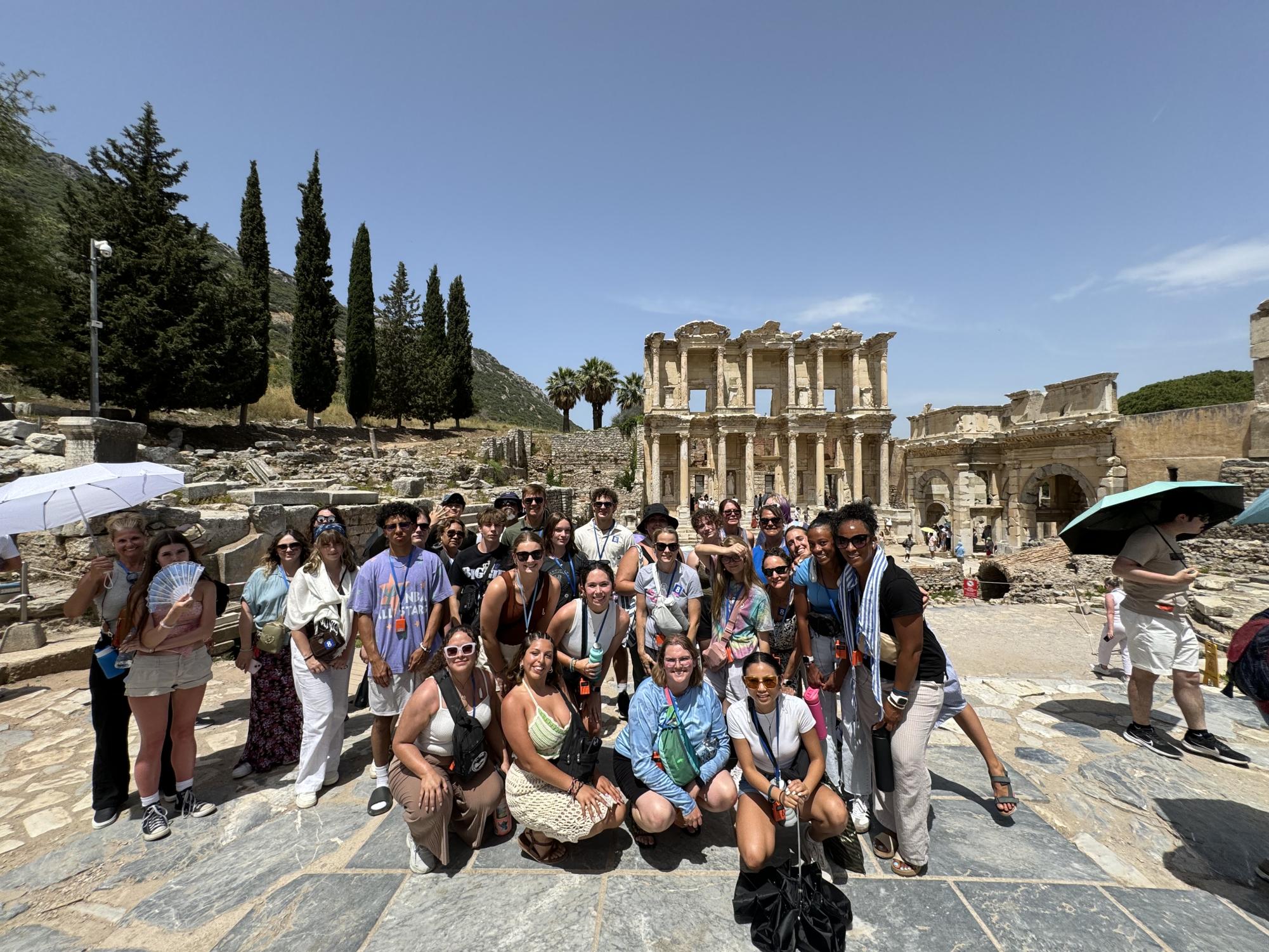 Greece and Italy Tour Group lead by Mrs. Webster, Summer 2024. Photo courtesy of Renique Webster.