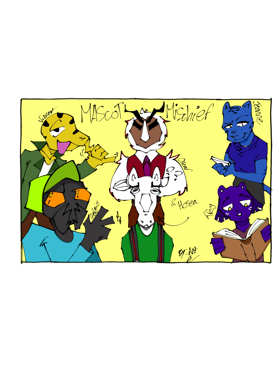 The new mascot inspired comic by artist and writer Antonio Larson.