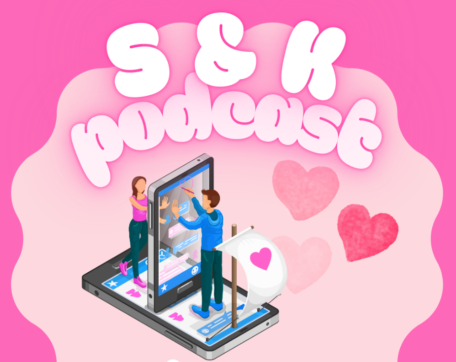 A new podcast about high school relationships. Graphic by Amelie De La Torre
