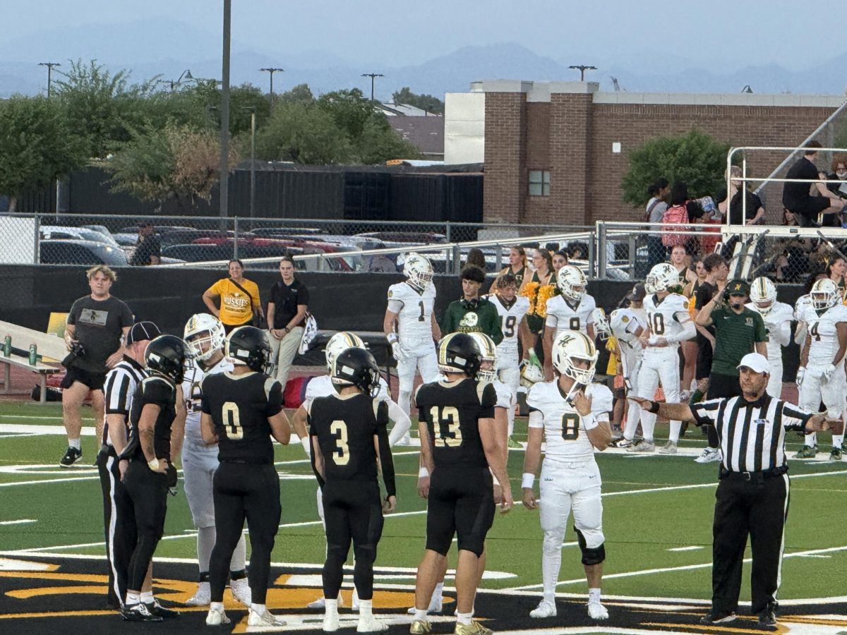 Vipers won the coin toss to start the first football game of the 25-26 season.