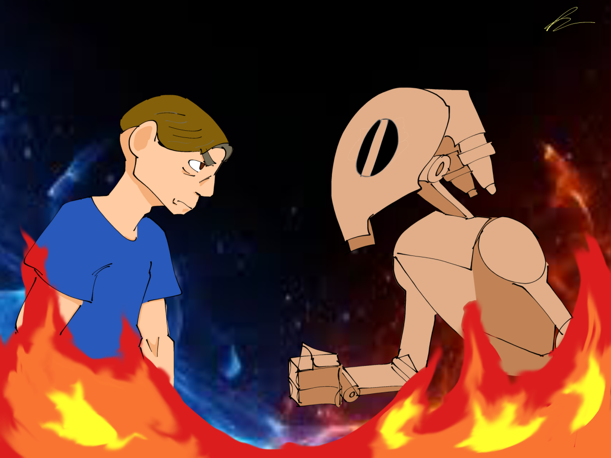 The originator of the word 'clanker' faces off against a human who's less than pleased by AI's encroachment.