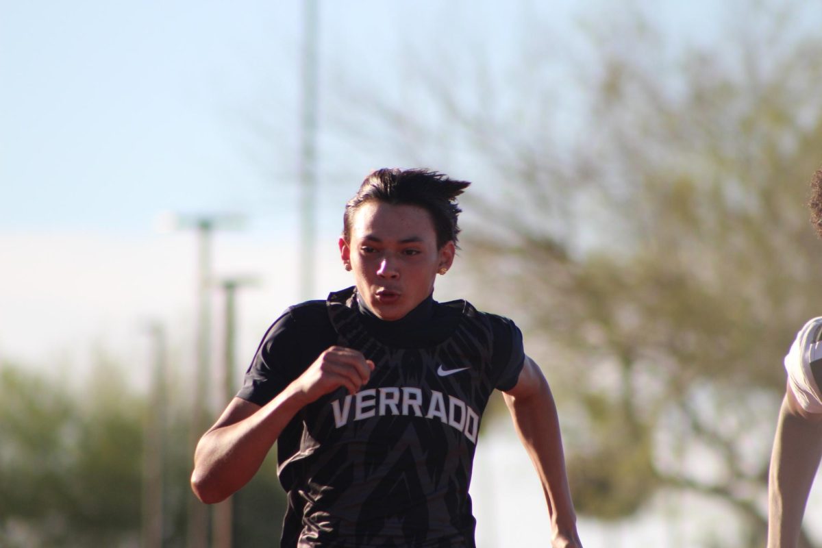 Verrado Track Runner caught in midstride at a recent event.