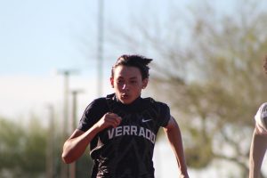 Verrado Track Runner caught in midstride at a recent event.