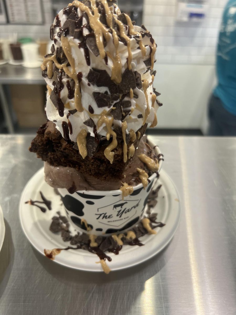 Brownie and Peanut Butter Sundae at the Yard Milkshake Bar
