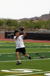 Verrado High School's Football Practice on May 4th 2026 on the field. 